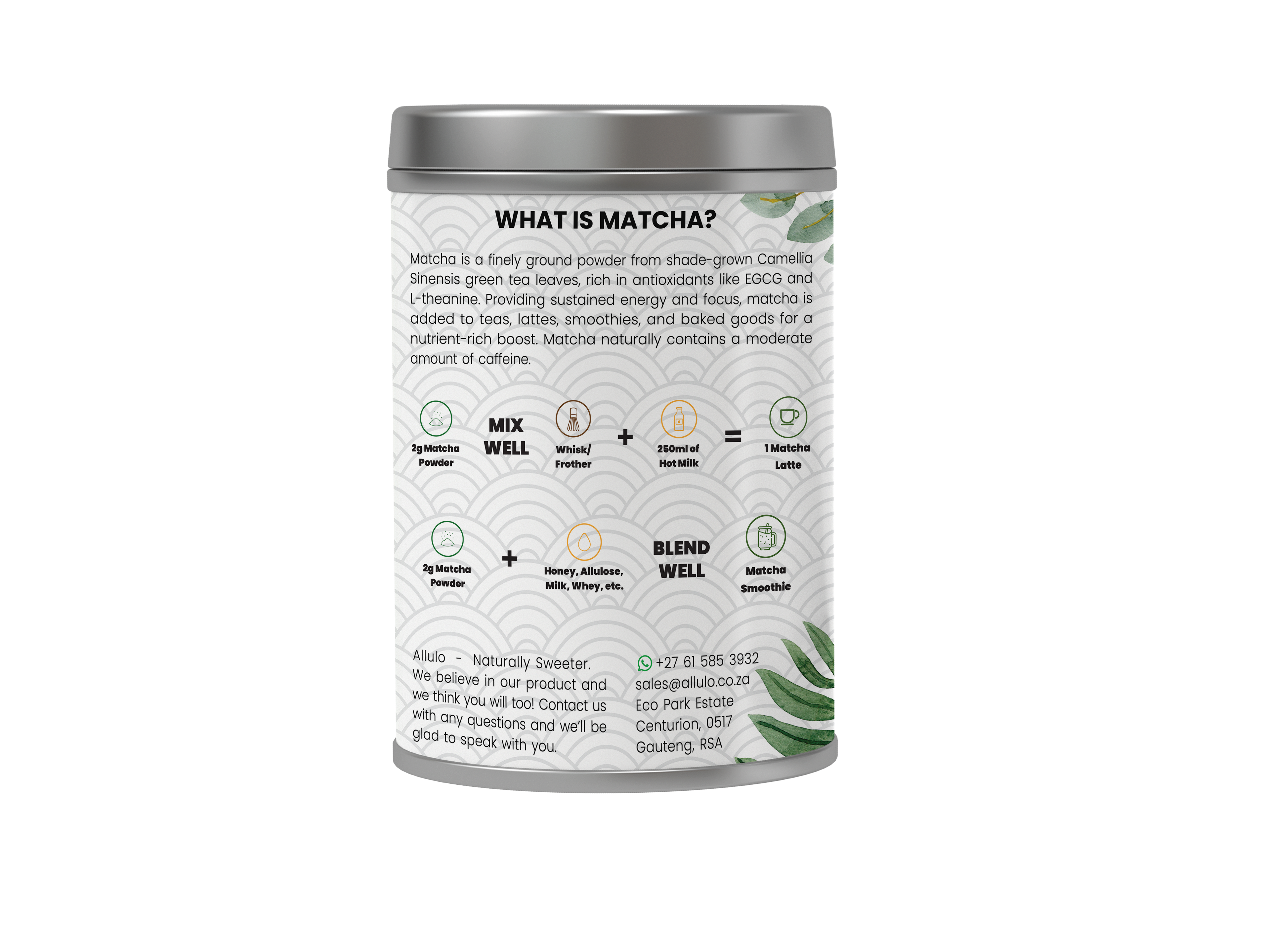 Allulo - Organic AAAAA Matcha Tin - (100g)