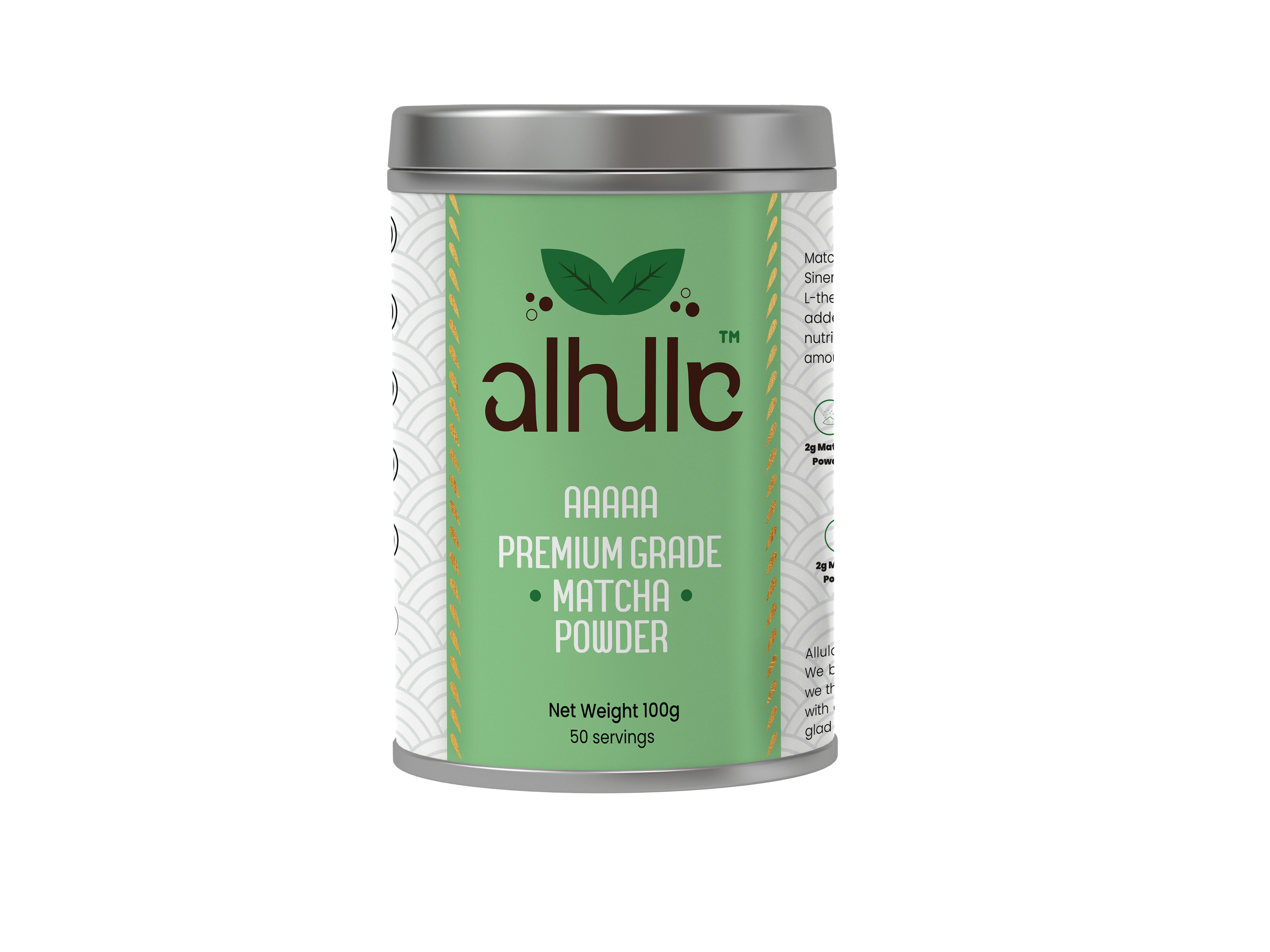 Allulo - Organic AAAAA Matcha Tin - (100g)