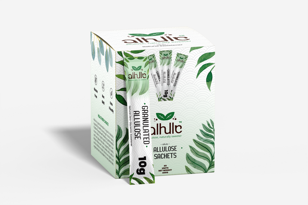 Allulo Organic 100% Allulose Sachet Carton, (40 x 10g)